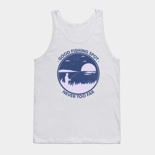 Good fishing spot (night) Tank Top